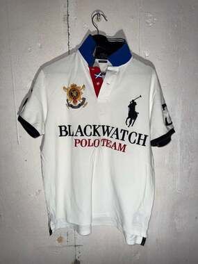 Polo Ralph Lauren Blackwatch Polo Team Big Pony Custom Fit Short Sleeve Polo Shi